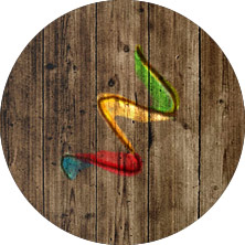 Circle with coat hanger illustration
